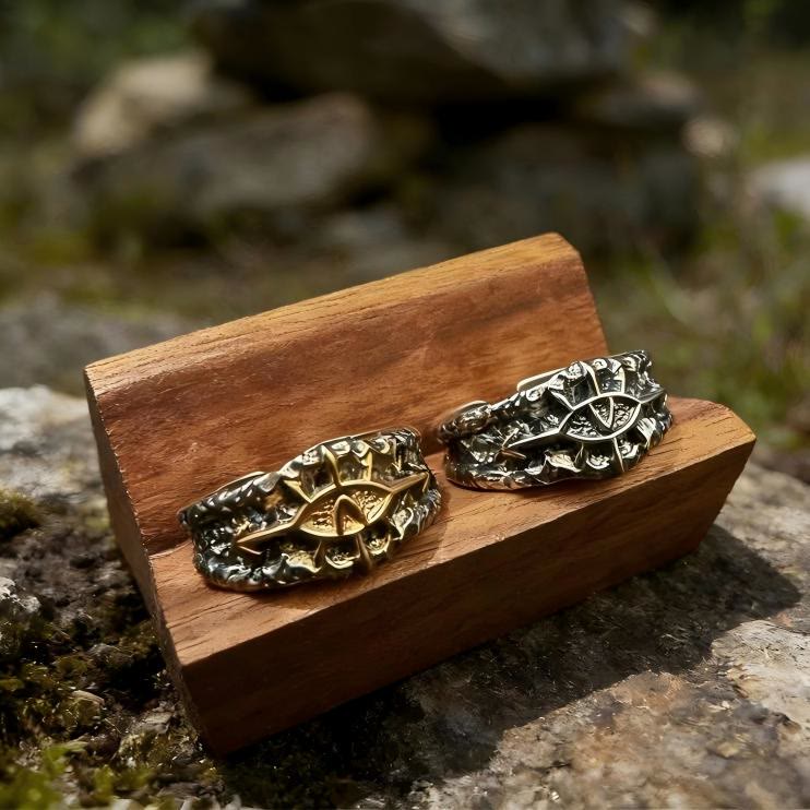 WorldNorse Forge Texturierter Riven-Siegelring - image 6
