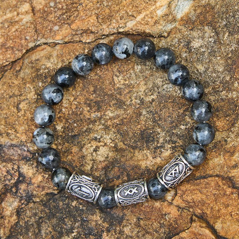 WorldNorse Viking Rune Armband mit bunten Kristallperlen - image 10