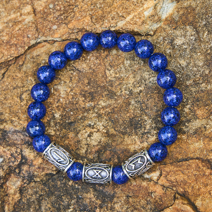 WorldNorse Viking Rune Armband mit bunten Kristallperlen - image 12