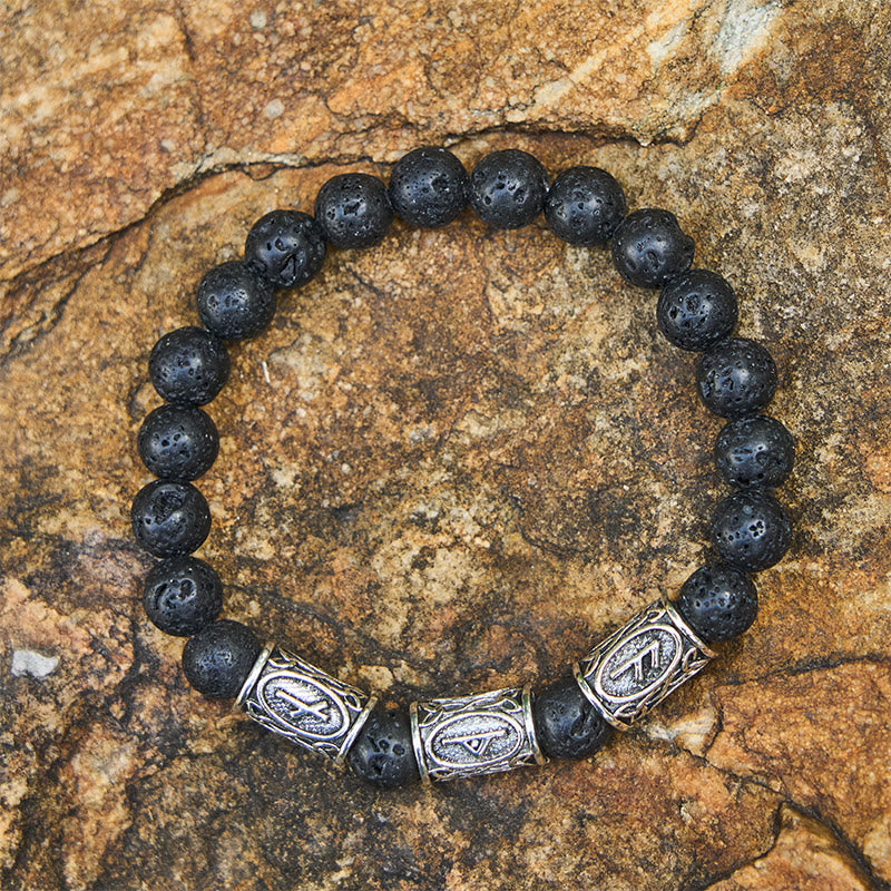 WorldNorse Viking Rune Armband mit bunten Kristallperlen - image 8