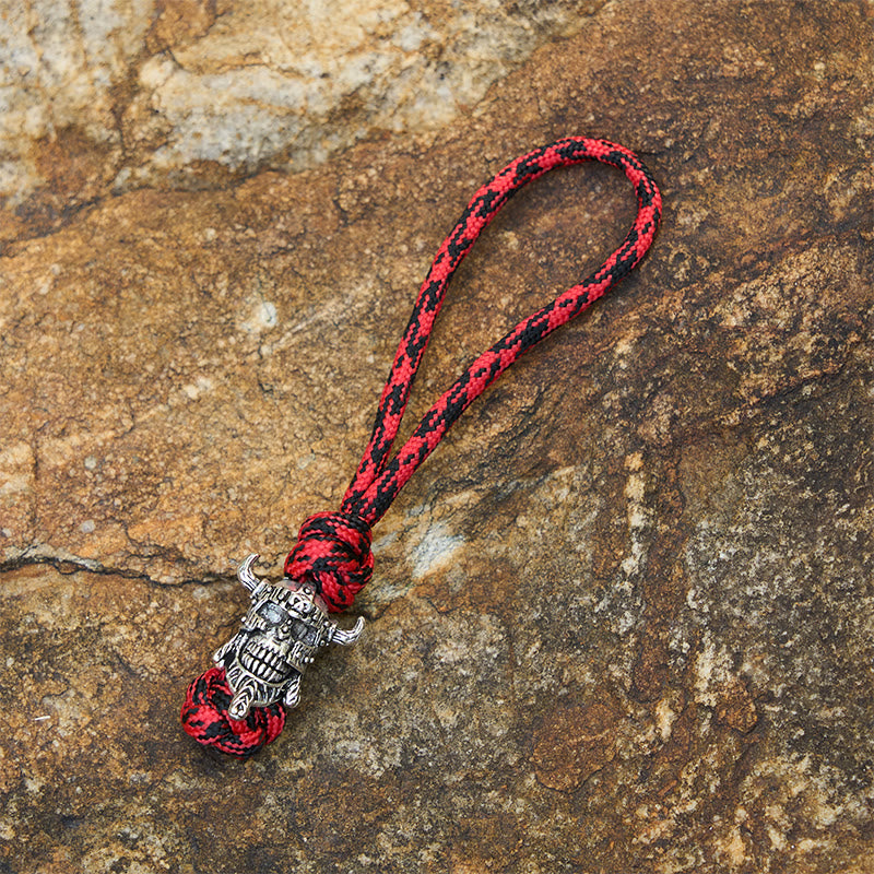WorldNorse Makabr Charm Zweifarbiger geflochtener Schlüsselanhänger - Stil #I - image 11