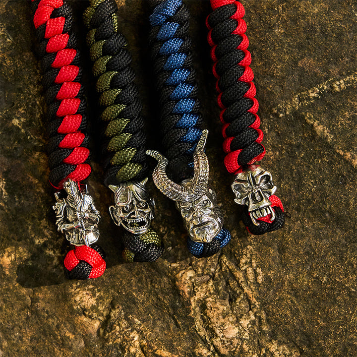 WorldNorse Totemtier Bunte Geflochtene Schlüsselanhänger - image 3