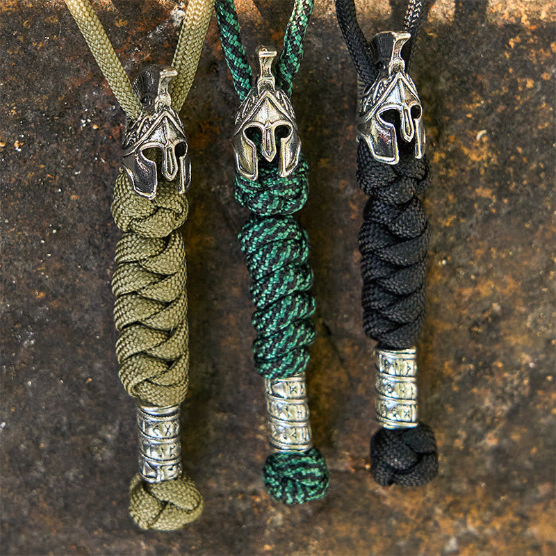 WorldNorse Rune -Talisman Mehrfarbiger geflochtener Schlüsselanhänger - image 6