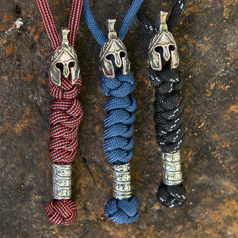 WorldNorse Rune -Talisman Mehrfarbiger geflochtener Schlüsselanhänger - image 9