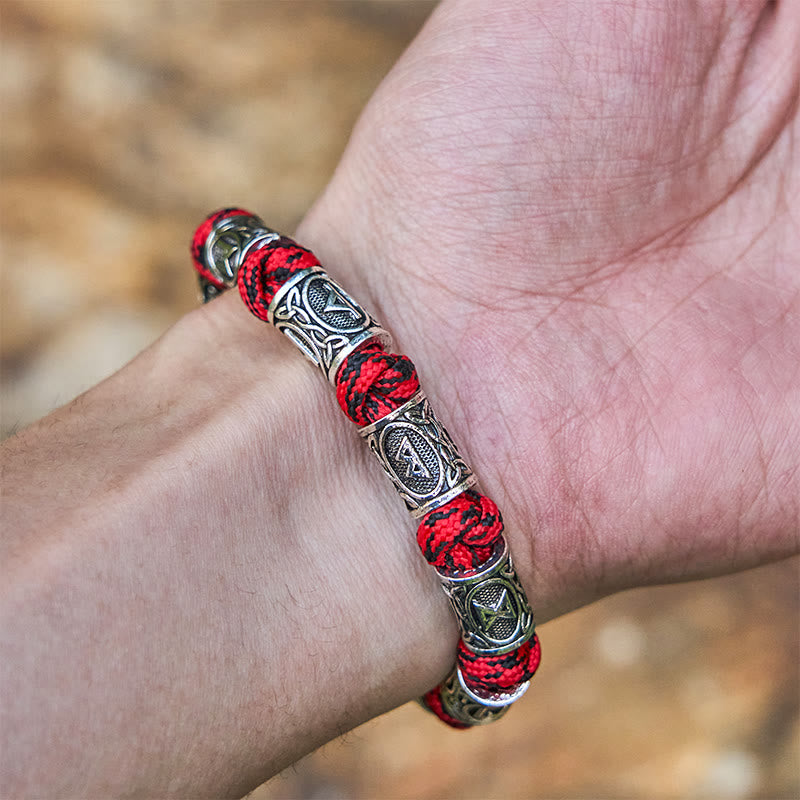 WorldNorse Wikinger Axt Rune Intertwin Braided Bracelet - image 8