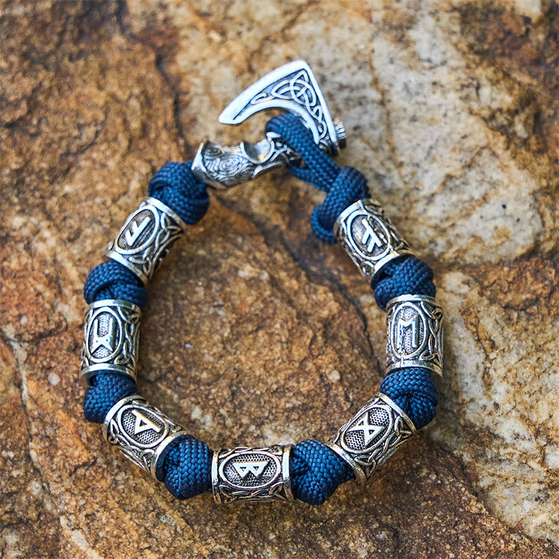 WorldNorse Wikinger Axt Rune Intertwin Braided Bracelet - image 12