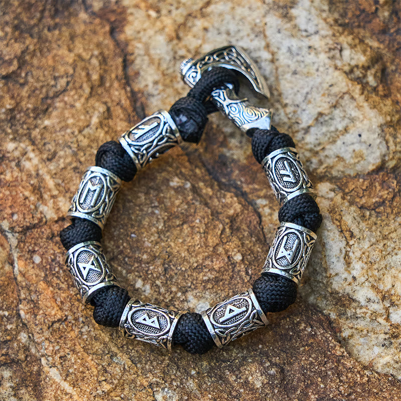 WorldNorse Wikinger Axt Rune Intertwin Braided Bracelet - image 14