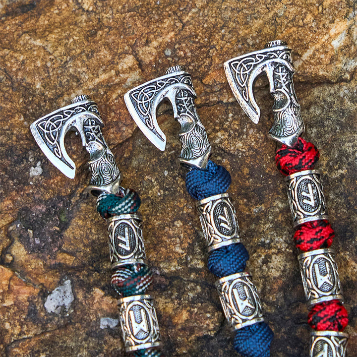 WorldNorse Wikinger Axt Rune Intertwin Braided Bracelet - image 2