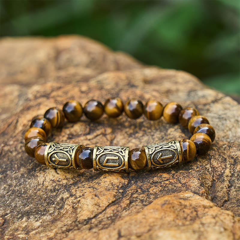 WorldNorse Heterochromatic Assorted Crystal Beaded Bracelet - Tiger Eye - image 14