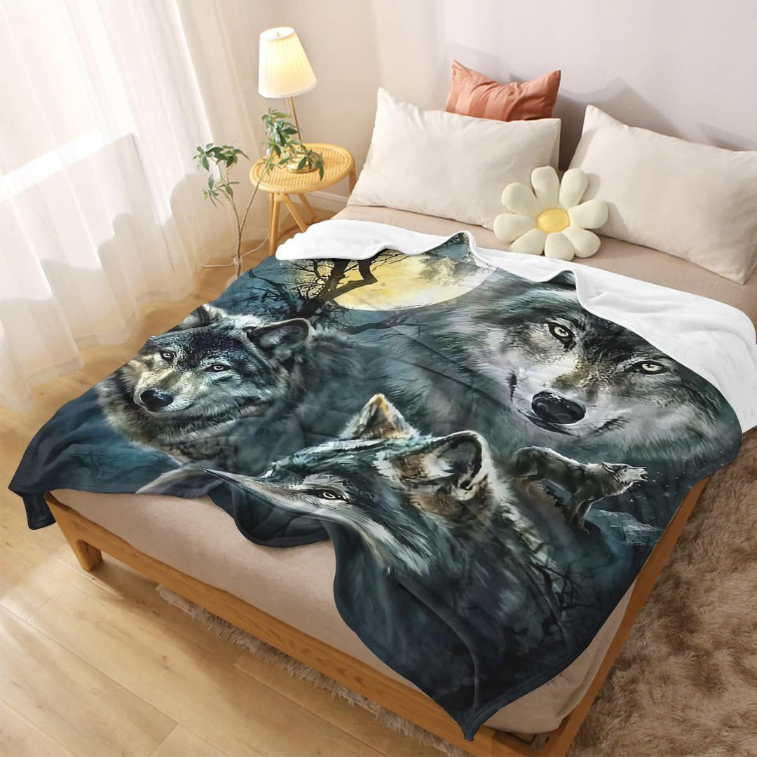 WorldNorse Pack Wolf Mondbeschienener Dickicht-Decke - image 2