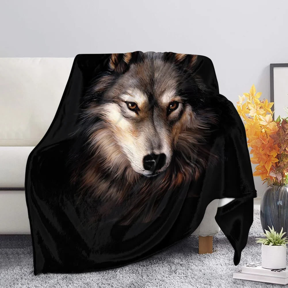 WorldNorse Wolf Traumfänger Monddecke - Umber Wolf - 264 x 228 cm - image 2