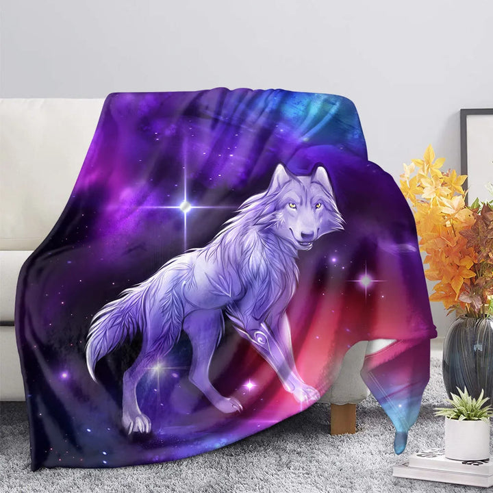 WorldNorse Wolf Traumfänger Monddecke - Violet Wolf - 264 x 228 cm - image 3