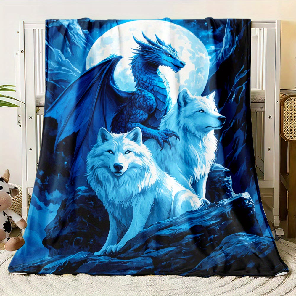 WorldNorse Frost Wyrm Zwillingswolf Mondfelsen Decke - image 4