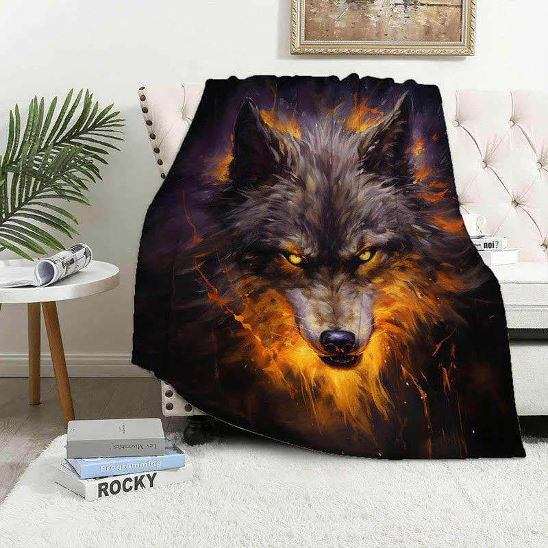 WorldNorse Ember Wolf Schattendecke - Wölfe - 150 x 200 cm - image 0