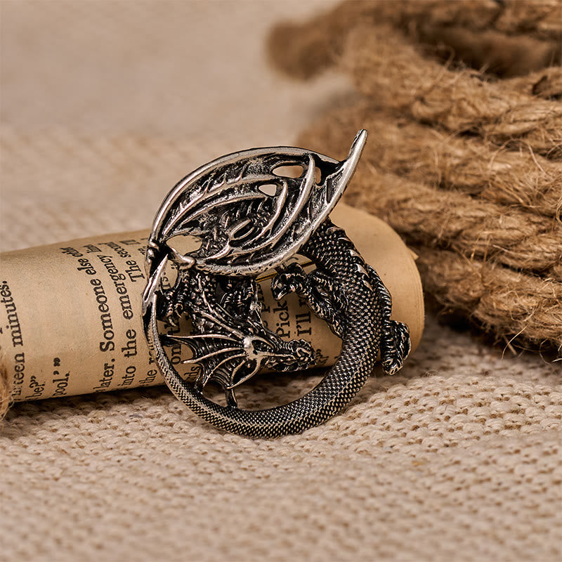 WorldNorse Wyrm Nordischer Drache -Brosche - image 4