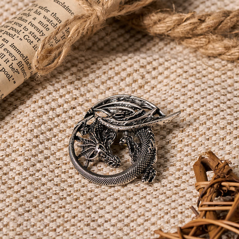 WorldNorse Wyrm Nordischer Drache -Brosche - image 6