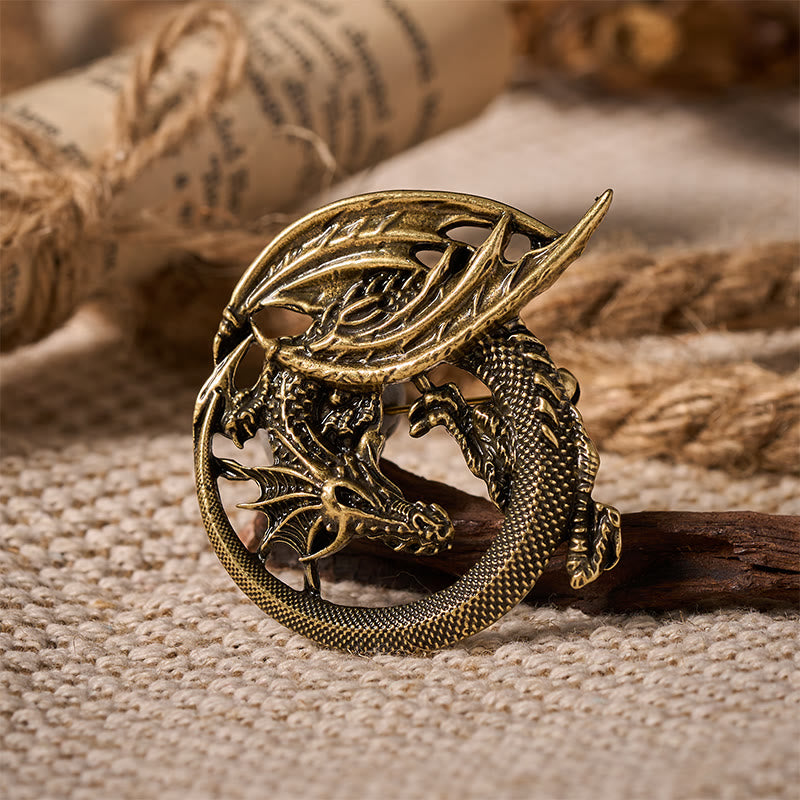 WorldNorse Wyrm Nordischer Drache -Brosche - image 10