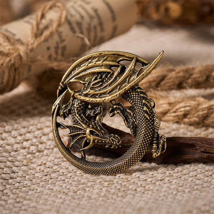 WorldNorse Wyrm Nordischer Drache -Brosche - image 10