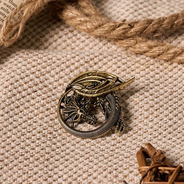 WorldNorse Wyrm Nordischer Drache -Brosche - image 13