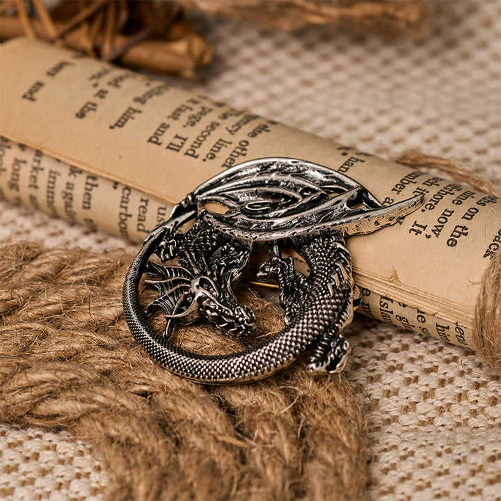 WorldNorse Wyrm Nordischer Drache -Brosche - image 5