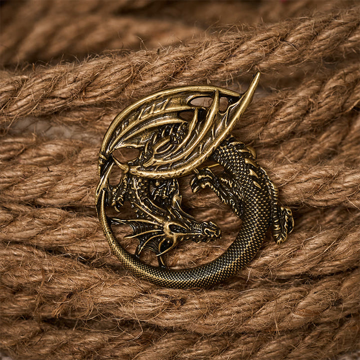 WorldNorse Wyrm Nordischer Drache -Brosche - image 9