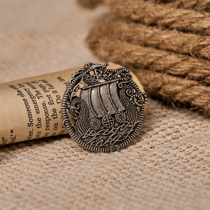 WorldNorse Wikingerreise Wappenbrosche - image 4