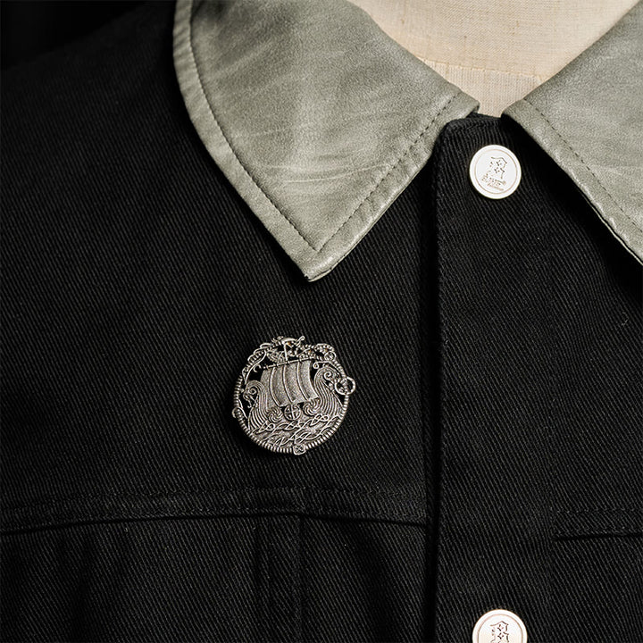 WorldNorse Wikingerreise Wappenbrosche - image 1