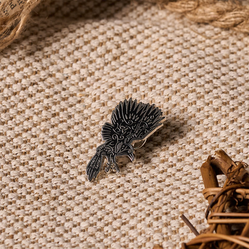 WorldNorse Raven Soar Sigil Brosche - image 6