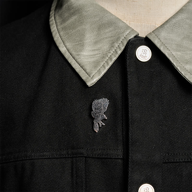 WorldNorse Raven Soar Sigil Brosche - image 1