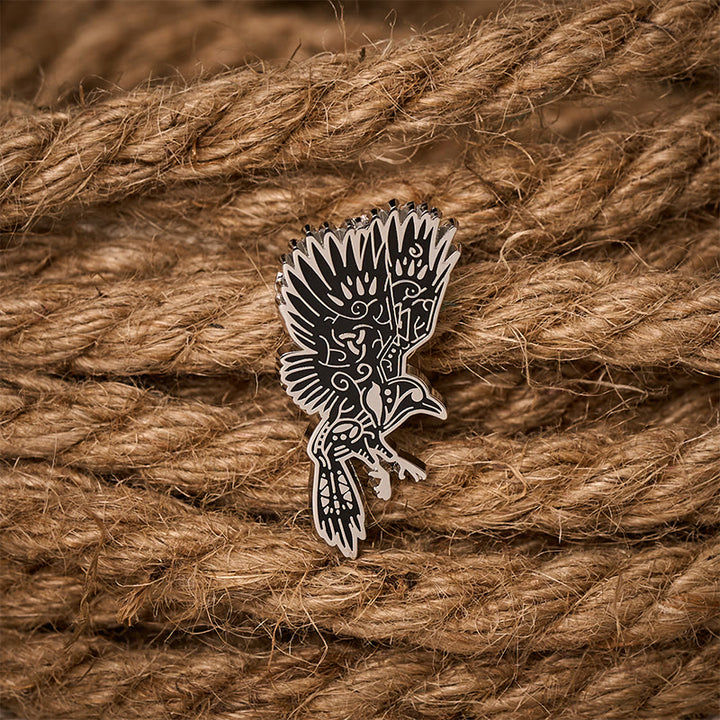 WorldNorse Raven Soar Sigil Brosche - image 2