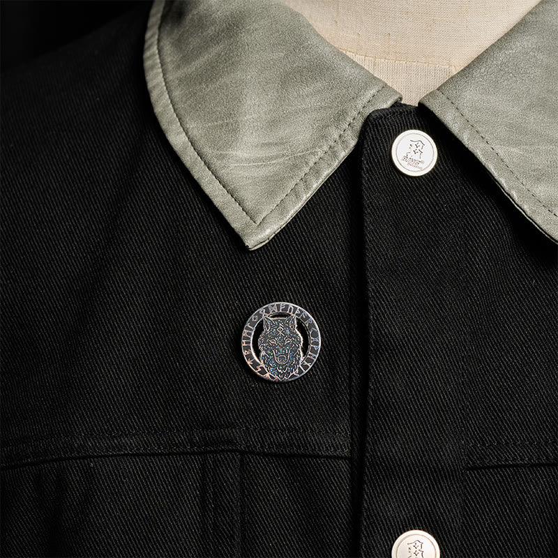 WorldNorse Fenrir Rune Brosche - image 1