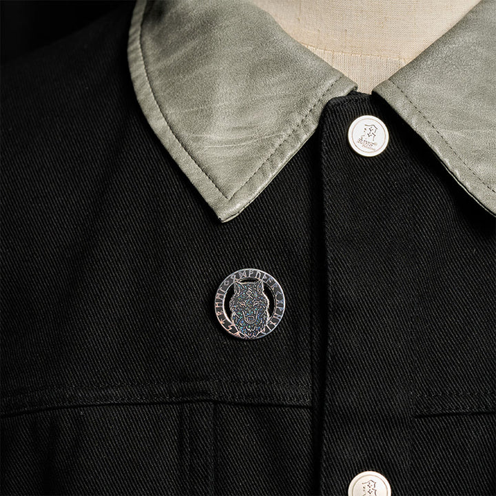 WorldNorse Fenrir Rune Brosche - image 1