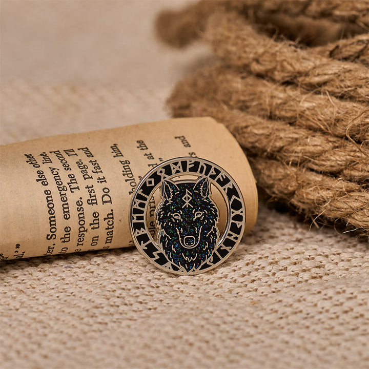 WorldNorse Fenrir Rune Brosche - image 4