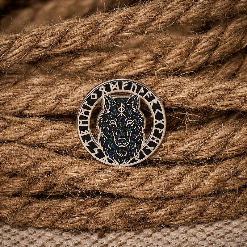 WorldNorse Fenrir Rune Brosche - image 2