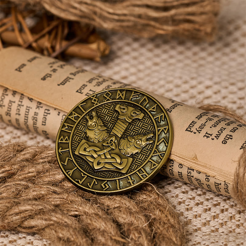 WorldNorse Mjölnir Geri und Freki Rune - image 5