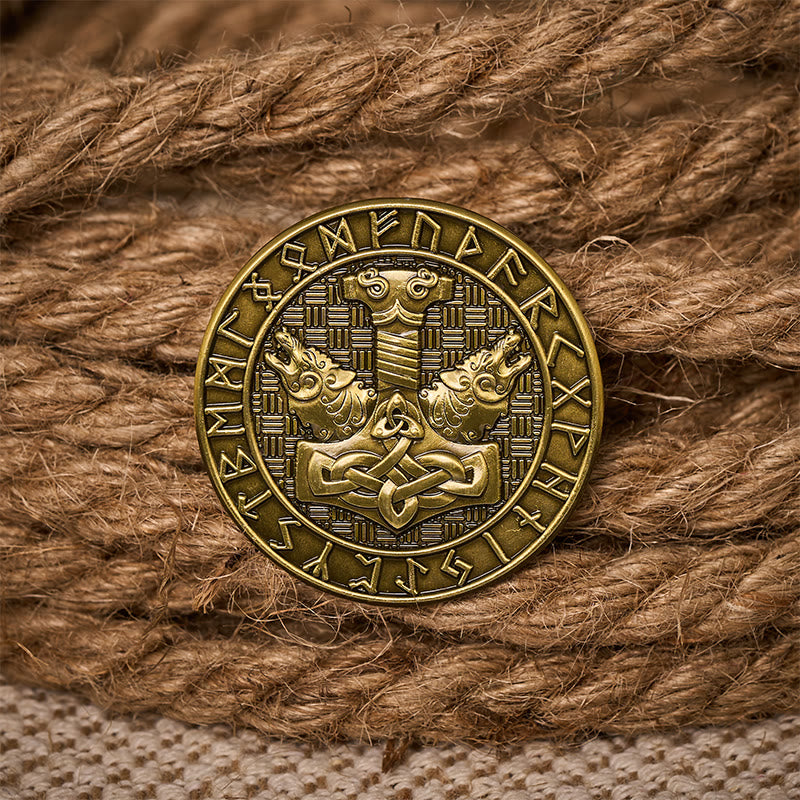 WorldNorse Mjölnir Geri und Freki Rune - image 2