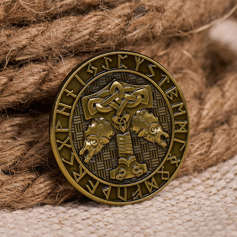 WorldNorse Mjölnir Geri und Freki Rune - Mjölnir - image 0