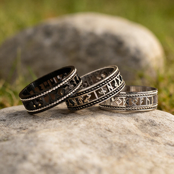 WorldNorse Geschmiedeter Runenring - image 5