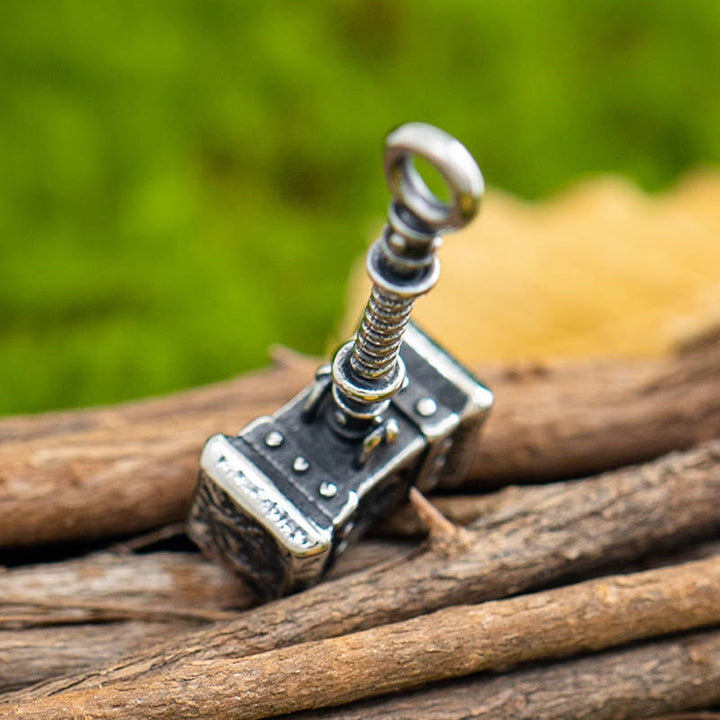 WorldNorse Geschmiedete Stormbreaker Mjölnir Halskette - image 6