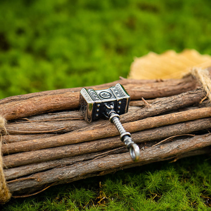 WorldNorse Geschmiedete Stormbreaker Mjölnir Halskette - image 5