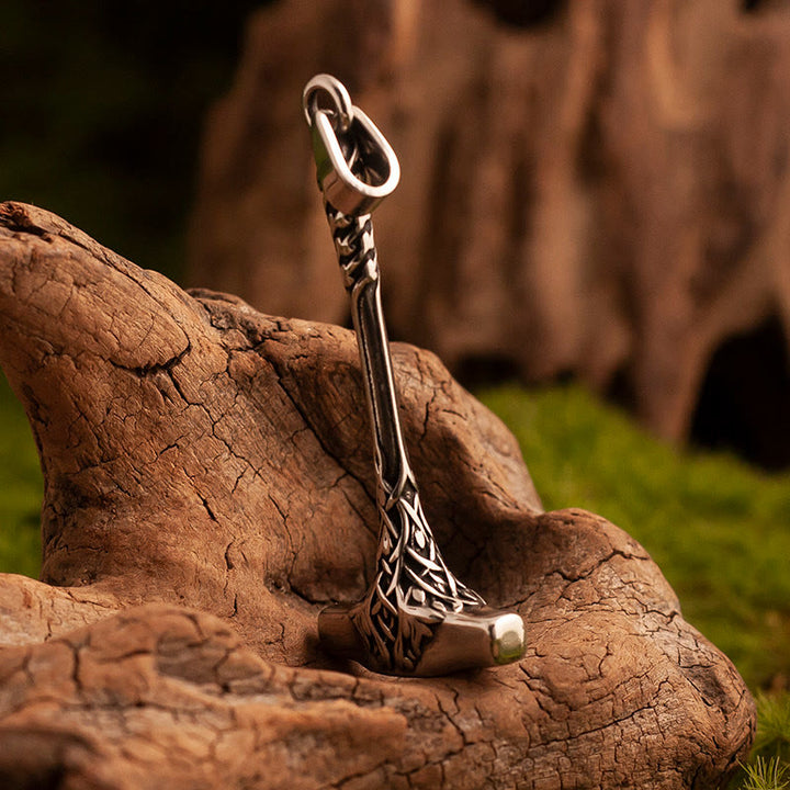 WorldNorse Geflochtene Knoten Mjölnir Halskette - image 4