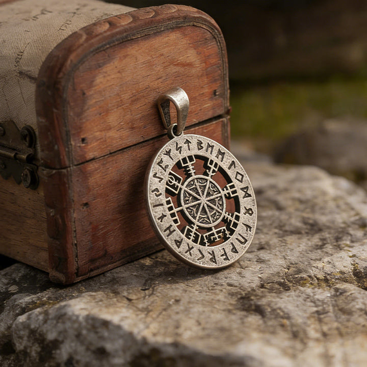 WorldNorse Verwitterte Vegvisir Rune - image 4