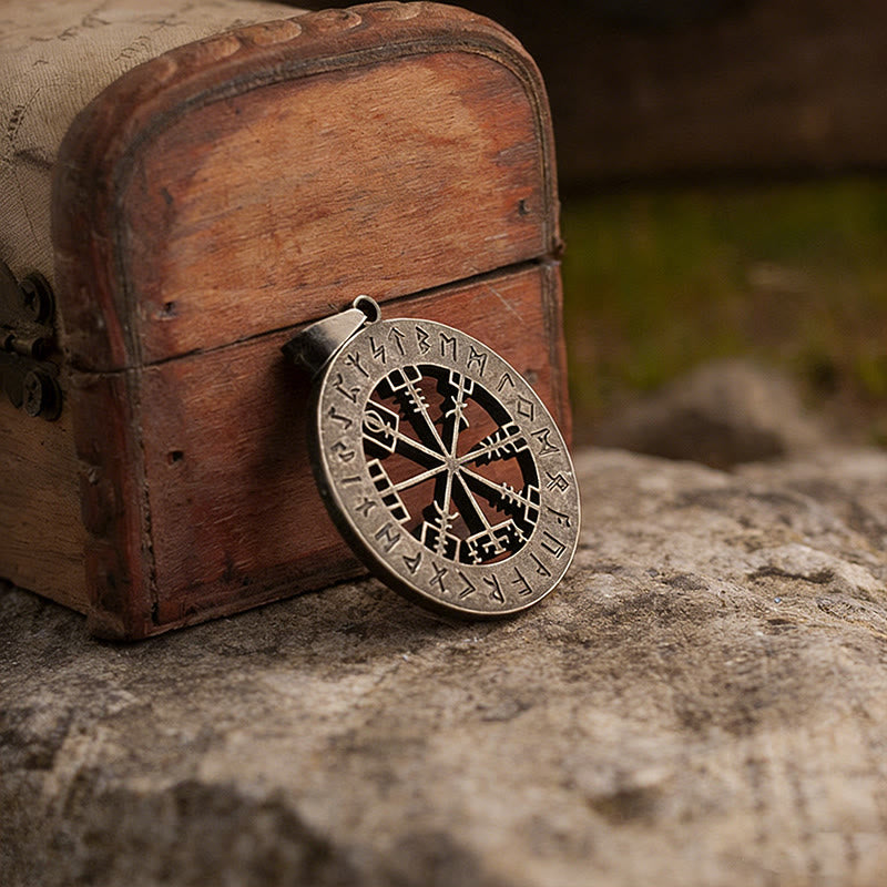 WorldNorse Verwitterte Vegvisir Rune - image 2