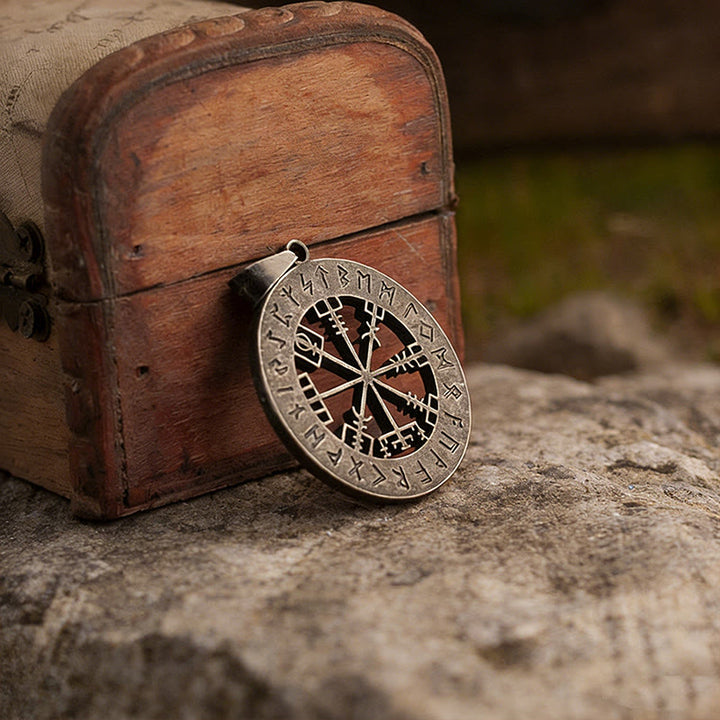 WorldNorse Verwitterte Vegvisir Rune - image 2