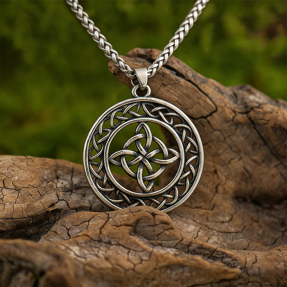 WorldNorse Geschmiedete keltische Triquetra -Halskette - Keltischer Knoten - image 0