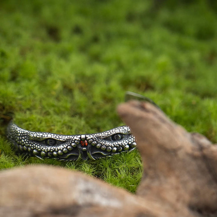 WorldNorse Armband mit granulierter Drachenkopfstruktur - image 5
