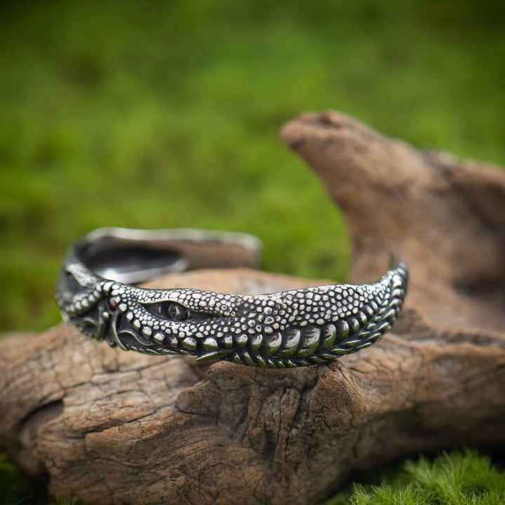 WorldNorse Armband mit granulierter Drachenkopfstruktur - image 2