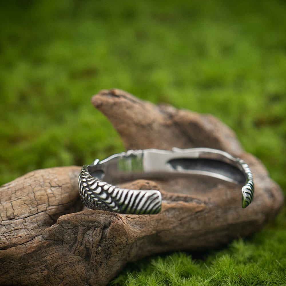 WorldNorse Armband mit granulierter Drachenkopfstruktur - image 8