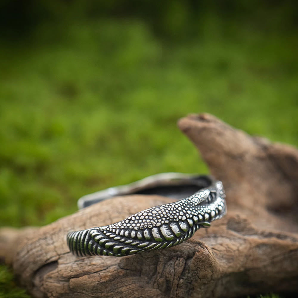 WorldNorse Armband mit granulierter Drachenkopfstruktur - image 7
