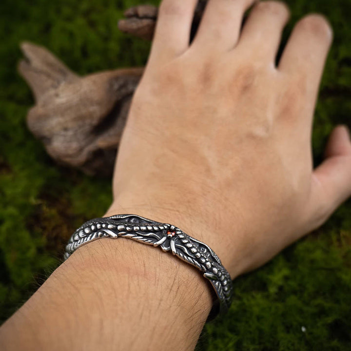 WorldNorse Armband mit granulierter Drachenkopfstruktur - image 9